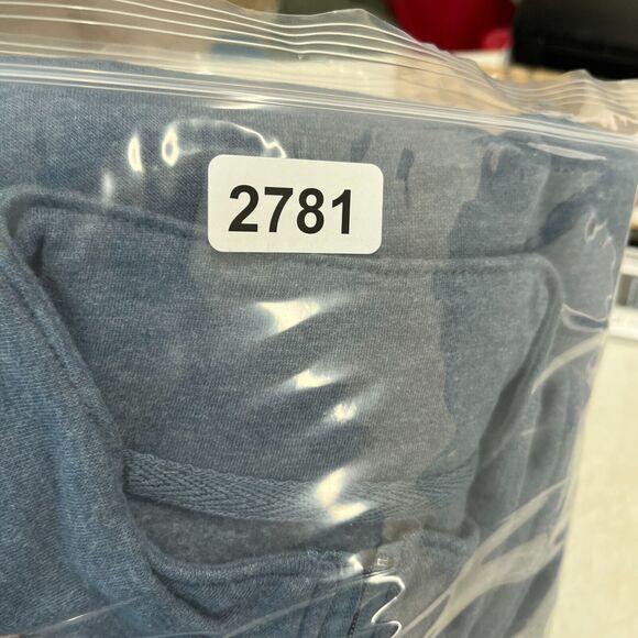 Ocean Coast Sweater Men Medium Blue Sweatshirt 1/4 Zip Cotton Blend Casual Beach - Picture 8 of 9